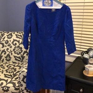 Cobalt blue knee length dress